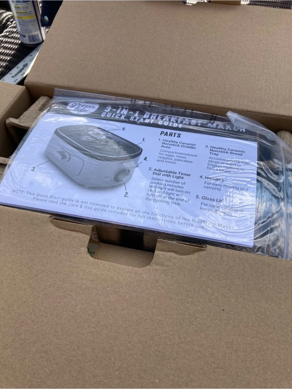 Greenlife 3-in-1 breakfast maker station